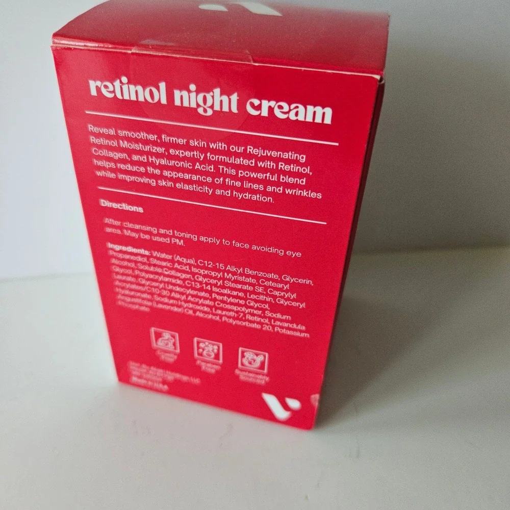 NEW Retinol Rejuvenating Night Cream - 4oz - Vividnaturals Collagen Hyaluronic